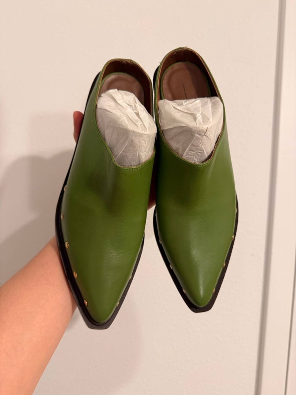 NWOT ALOHAS Lorenzo Leather Mules - Picture 4 of 14